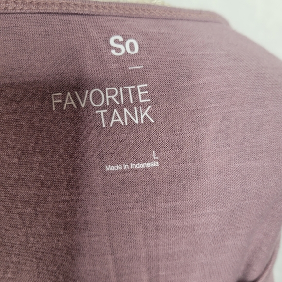 ✨️Mauve Pink Cotton Muscle Tank Top - Picture 4 of 4